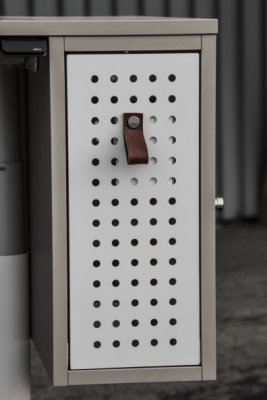 Modtagelsesbord Piccolo - skrivebord med opbevaring / højdejusterbar