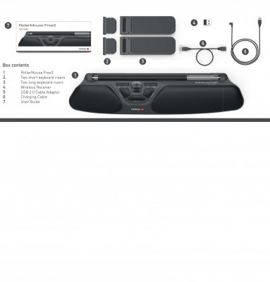 Contour Rollermouse Free3 trådløs
