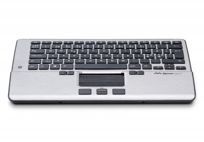 Mousetrapper Alpha / Ergonomisk mus med integreret tastatur + bærbar stativ